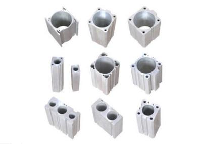 China Silvery Anodized Aluminium Industrial Profile Cylinder Shell DIN Standard for sale