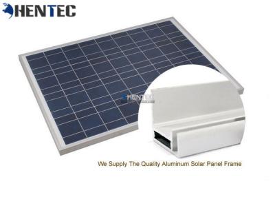 China CA And CE Aluminum Solar Panel Frame 6063-T5 With Oxidized / Anodizing for sale