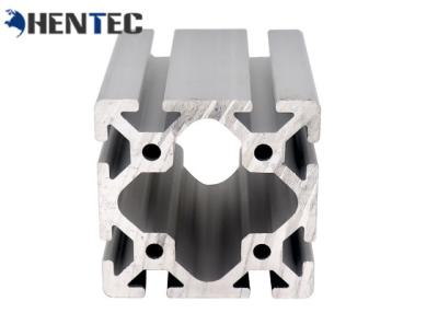 China Protuberancia de aluminio anodizada plateada del aluminio de la ranura del sistema T del perfil en venta