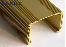 China Anodized Aluminum Extrusions For Electronics , With Finished Machining for sale