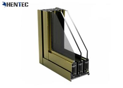 China Silding / Casement Aluminum Window Extrusion Profiles Customized Metal Window Frames for sale