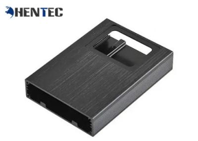 China Black Anodized Aluminum Shell / Extruded Aluminum Project Box For Electronics for sale