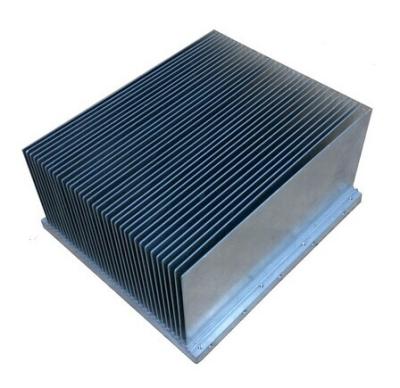 China Clear anodized  Aluminum Extrusion Heatsink For Aluminum Radiator for sale