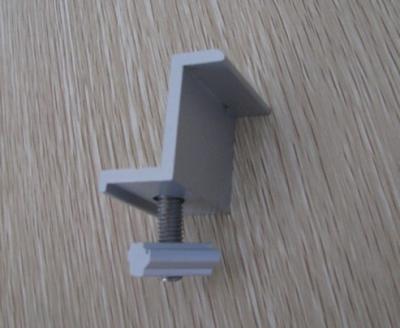 China End Clamp for Solar Roof Mounting Systems / Solar Panel System Fixing With T Bolt and Nut for sale