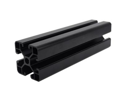 China Black Anodised T Slotted T6 Aluminum Extrusion Framing Systems for sale