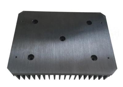 China 6061 T5 Black Anodized Heatsink Extrusion Profiles For Water Cooler for sale