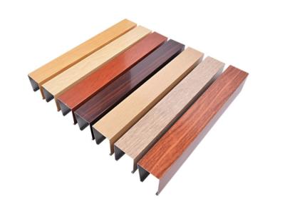 China Wood Transfer Construction Aluminum Profile Powder Spray For Windows for sale