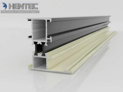 China Powder Coating Standard Aluminum Extrusion Profiles In Casement Door And Window for sale