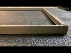 Anodized Aluminum Solar Panel Frame 6063 / 6061 With Finished Machining Silvery