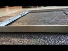 Aluminum Solar Panel Frame Anodized With Finished Machining Silvery