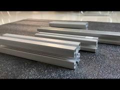 Silvery Anodized Aluminum Extrusion Profiles For Production Line