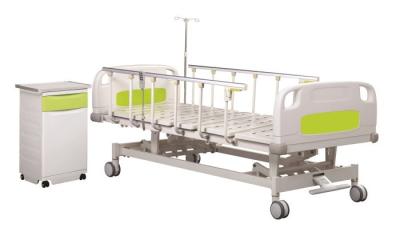 China Frene la cama médica eléctrica ajustable de los cuidados en casa de la cama de hospital del control 10M M en venta