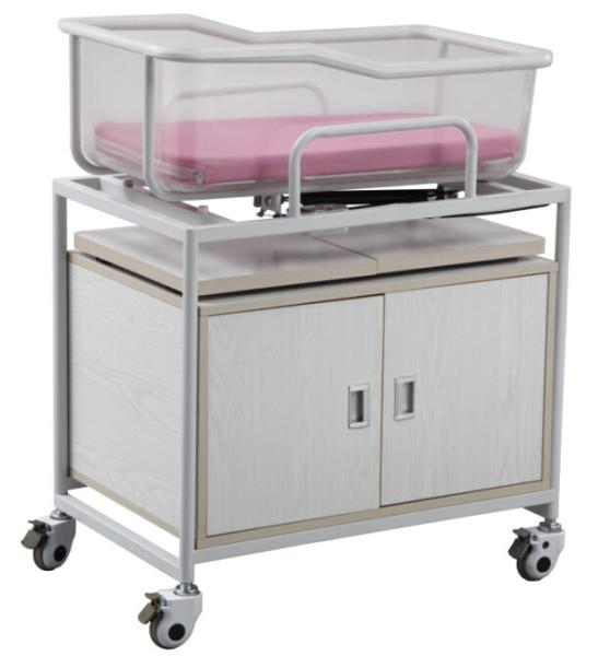 Quality CE Certified Cabinet 810MM baby bed in hospital hospital baby birth bed for sale