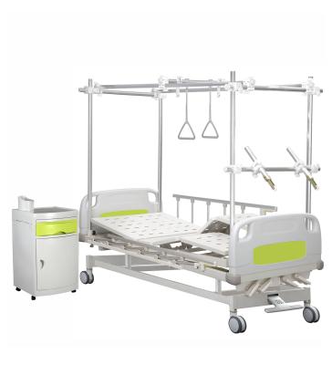 China Aluminum Alloy 200KG 4 Cranks Traction Hosptial Bed for sale