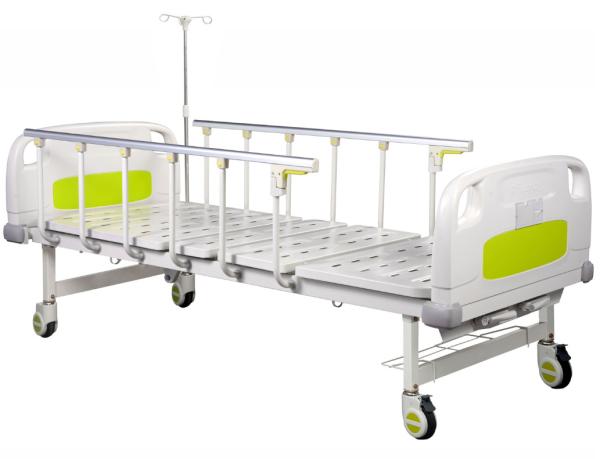 Quality Nursing 2 Crank ABS 750MM Manual Crank Hospital Bed for sale