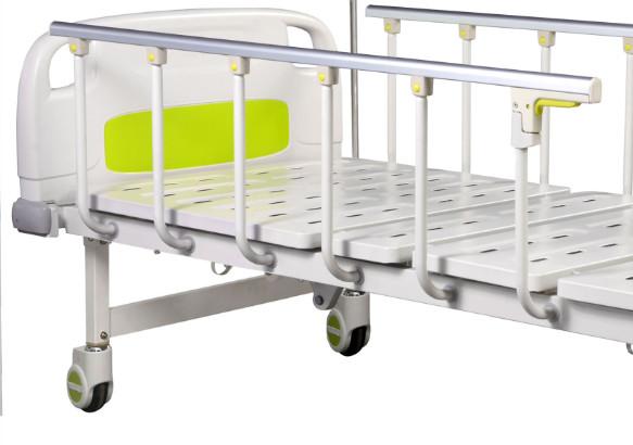 Quality Nursing 2 Crank ABS 750MM Manual Crank Hospital Bed for sale