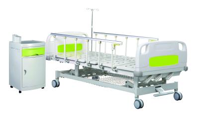 China 470MM ABS Adjustable 3 Crank Manual Hospital Bed for sale