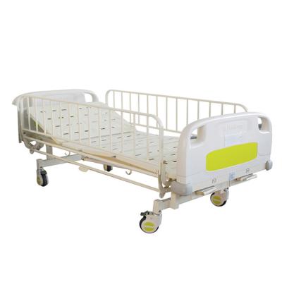 China 2 Function ISO9001 Rest Lifting Manual Crank Hospital Bed for sale