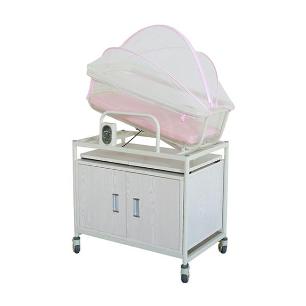 Quality Hospital Gas Spring ABS Baby Crib Cot Loading Capacity 60 Kg for sale