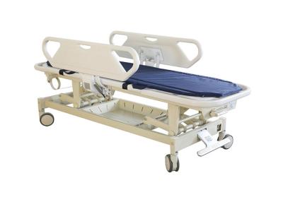 China PP Side Rails Ambulance Stretcher Trolley Self Lubricating Cranking for sale
