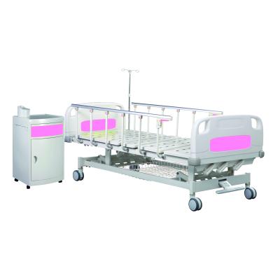 China Two Functions  Detachable ABS Head &Foot Board Medical Bed Manual Hospital Flower Bed Semi Fowler Bed for sale