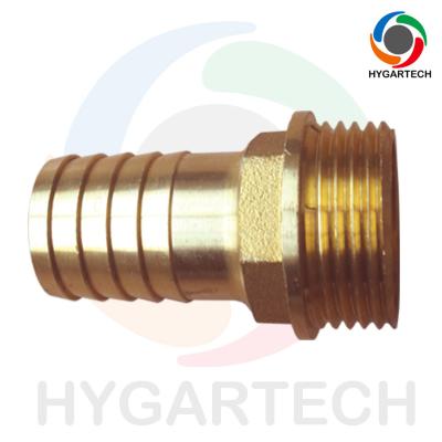 China Brass Male Hose Connector Hexagon Hose Fitting Sleeve End for sale