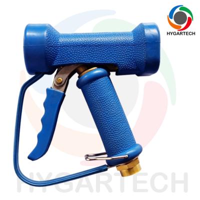 China Brass Industrial Blue Washing Gun With Safety Loop for sale