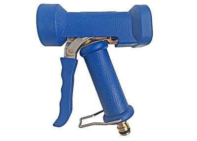 China Versatile Brass Blue Washing Gun , For Water Spray with Click Quick Release Coupling Inlet for sale