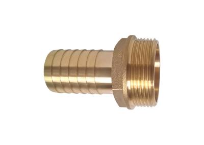 China Hexagon Male Thread Brass Hose Fittings , Brass Male Hose Connector for sale