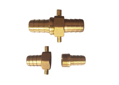 China Hexagon Type Brass Hose Fittings , Swiss Type, Brass Hose Pipe Connectors IPS Thread for sale