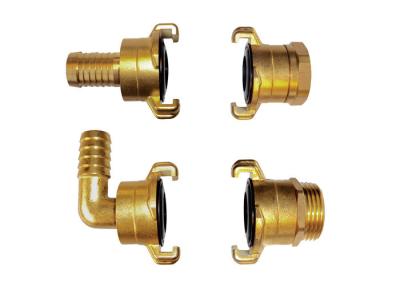 China Quick Action Connect Brass Hose Coupling with 360 Degree Swivel Turning Connector for sale