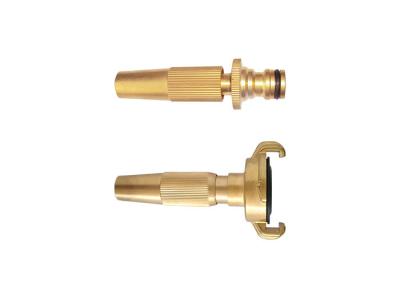 China Adjustable Brass Spray Nozzle Multipurpose For Garden Cleaning / Watering for sale