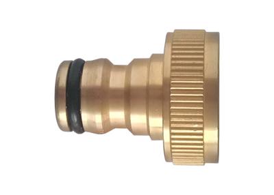 China Brass Quick Connect Water Hose Fittings , Female Garden Hose Quick Connect for sale