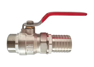 Chine Pleine grande valve de robinet de jardin de port, extrémité masculine de douille de tuyau du robinet à tournant sphérique de jardin x à vendre