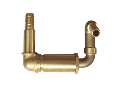 China 360 Degree Swivel Turning Brass Elbow with Hose Sleeve Working Pressure 20 Bar for Fire Reel for sale