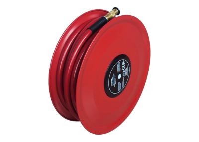 Chine Disque rouge de bobine de tuyau avec le revêtement de poudre de plastiques de bec de bobine de tuyau d'incendie à vendre
