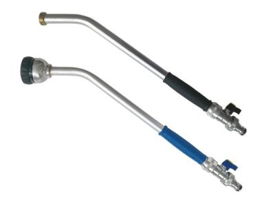 중국 누르기 빠른 연결관을 가진 금속 급수 지팡이 까맣고/파란 손잡이 1.2mm 관 간격 판매용