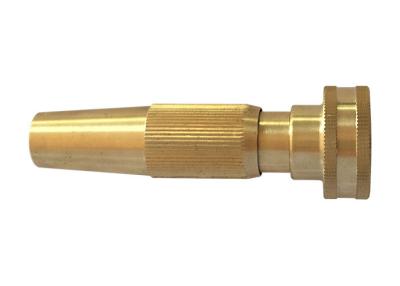China Adjustable Brass Spray Nozzle , Heavy Duty Brass Hose Nozzle General Purpose for sale