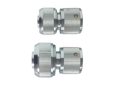 China High Reliability Quick Connect Garden Hose Coupling Connectors Brass MS58 With Stopper for sale