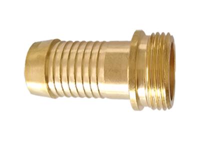 China Brass Male Threaded Hose Connector One Piece For Industrial Commercial Cleaning for sale