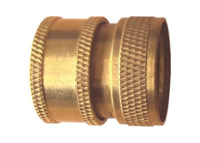 China Hose Connect Metal Brass DIY OEM Parts , Brass Quick Coupler NBR Rubber Seal, IPS Female Thread for sale