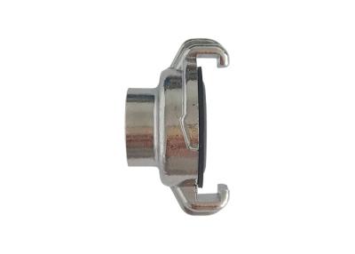 China Brass Claw Lock Quick Connect Coupling Chrome Plated for sale