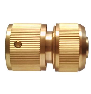 China Garden Solid Brass Quick Connect Water Hose Fittings Hose Couling for sale