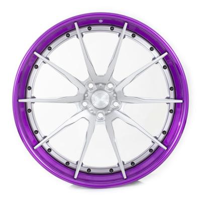 China 20 Inch Aftermarket 3 Piece Forged Wheels for sale