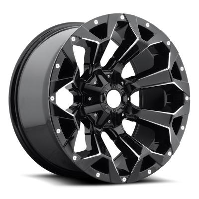 China 17 Inch 4x4 6x139.7 cheap aluminum Off Road truck Rims for sale