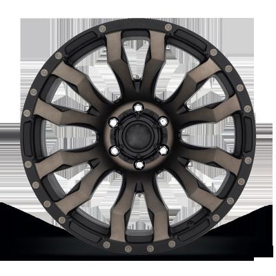 中国 黒い青銅色R20 6x139.7の車輪のオフロード車のための多スポークの設計 販売のため