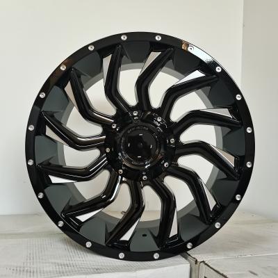 China 20x12  PCD Spinning 20 Inch 4x4 6x139.7 6x114.3 Off Road Rims for sale