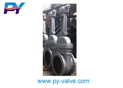 China ANSI 150LB 24 INCH CARBON STEEL Turbine driven GATE VALVE for sale