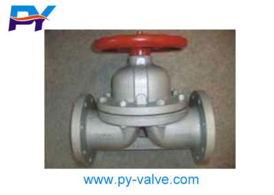 China Cast steel liner diaphragm valve PN16 for sale