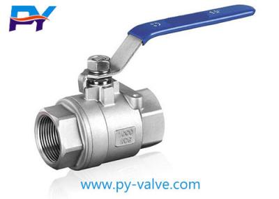 China 2PC stainless steel screwed valve for sale